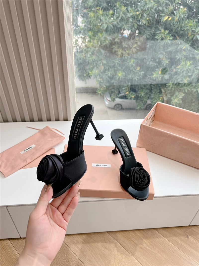 miumiu rose high heels