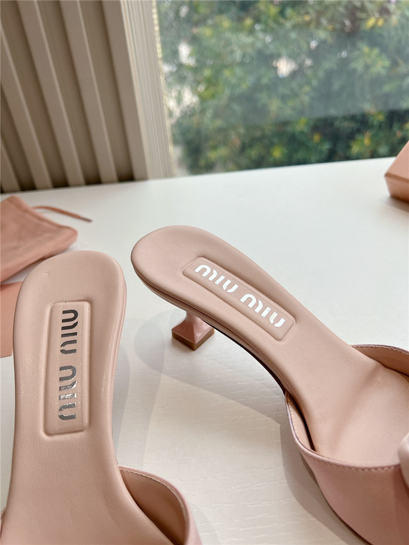 miumiu rose high heels