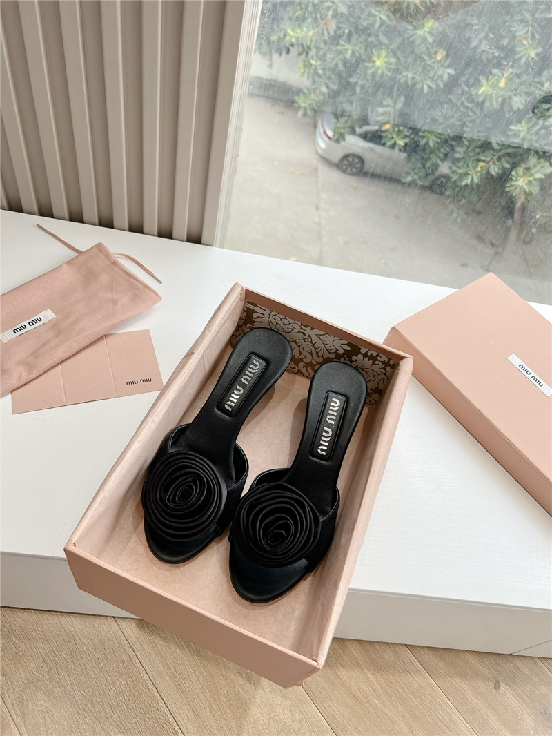 miumiu rose high heels