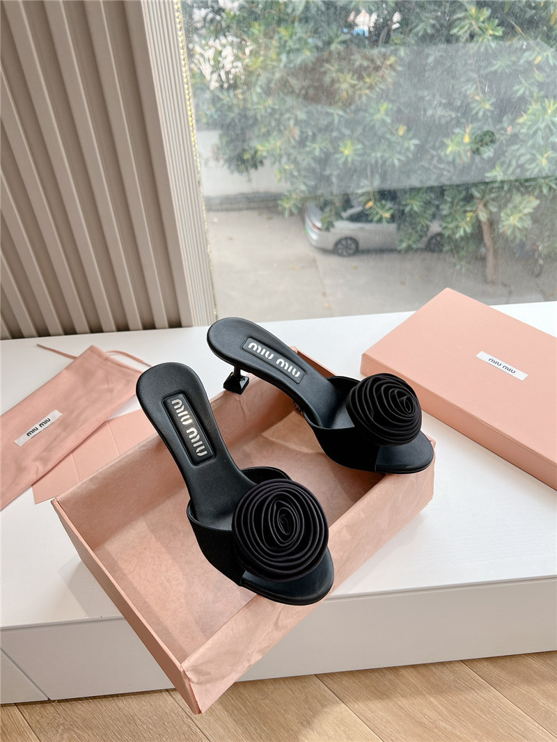 miumiu rose high heels