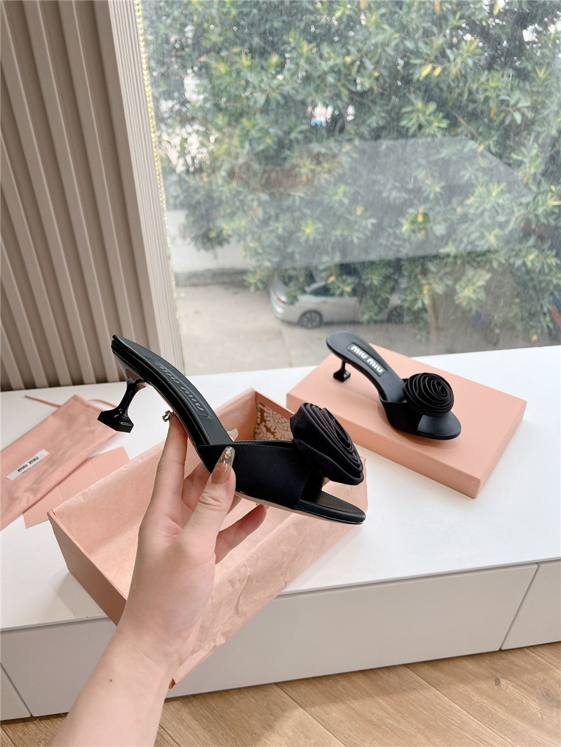 miumiu rose high heels