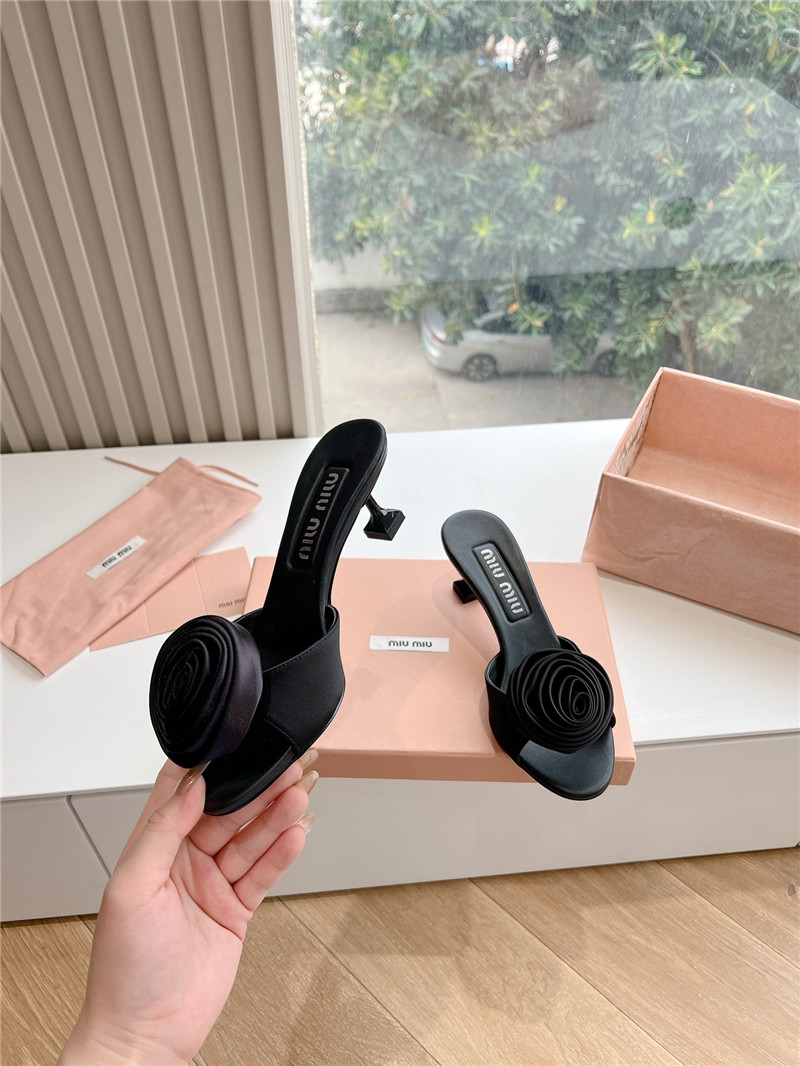 miumiu rose high heels