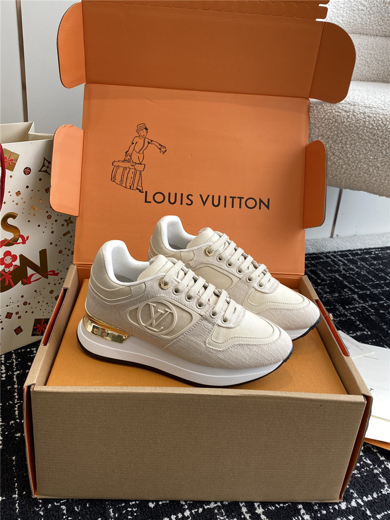 Louis Vuitton LV Run Away Sneakers in Beige