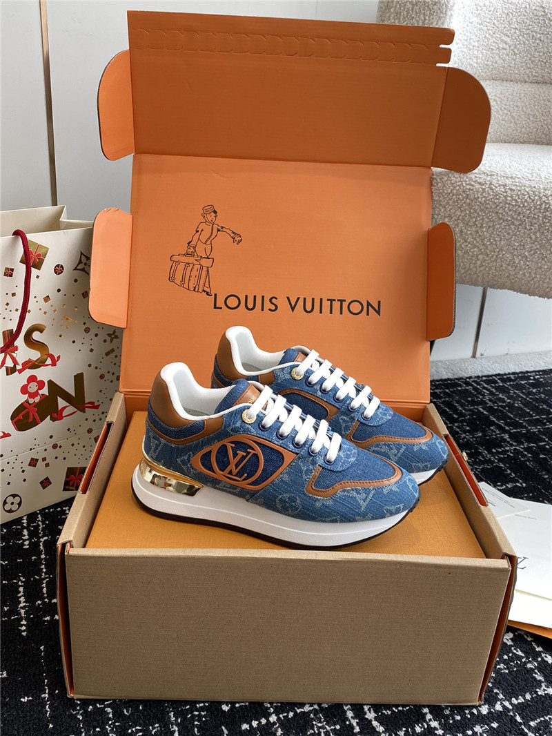 Louis Vuitton LV Run Away Sneakers in Denim Blue