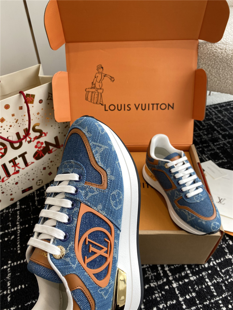 l0vis Vvtt0n lv run away sneakers in denim blue