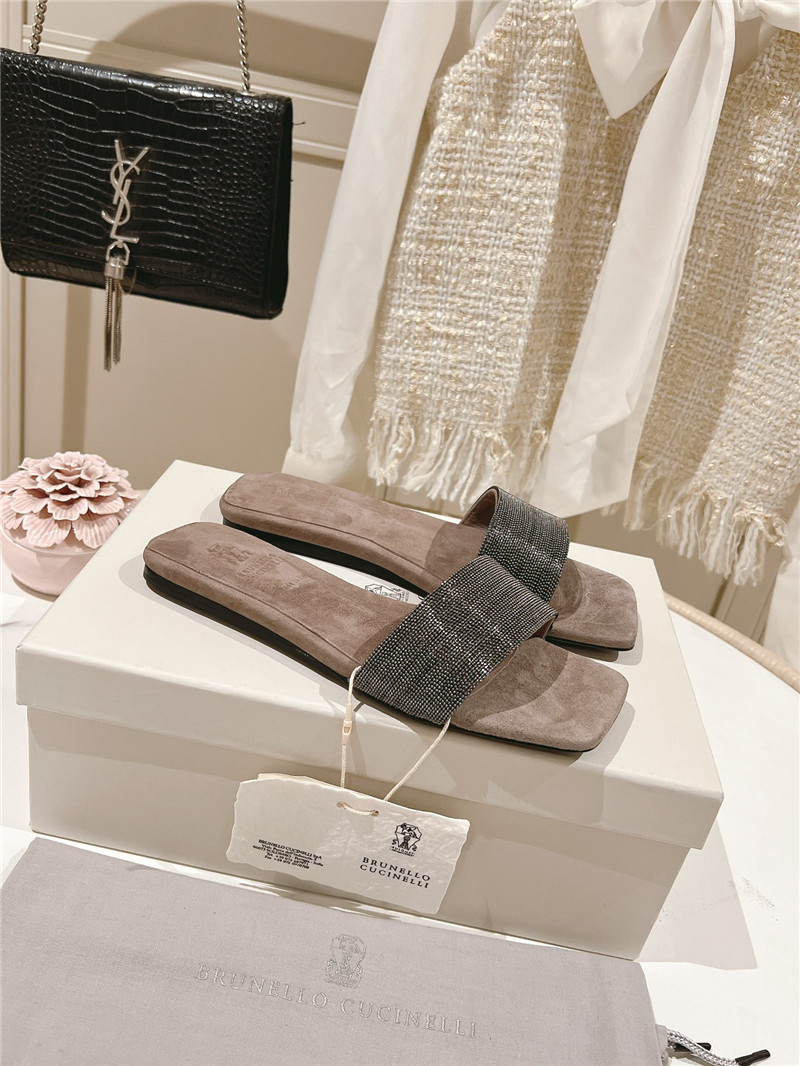 BC hot diamond flat slippers