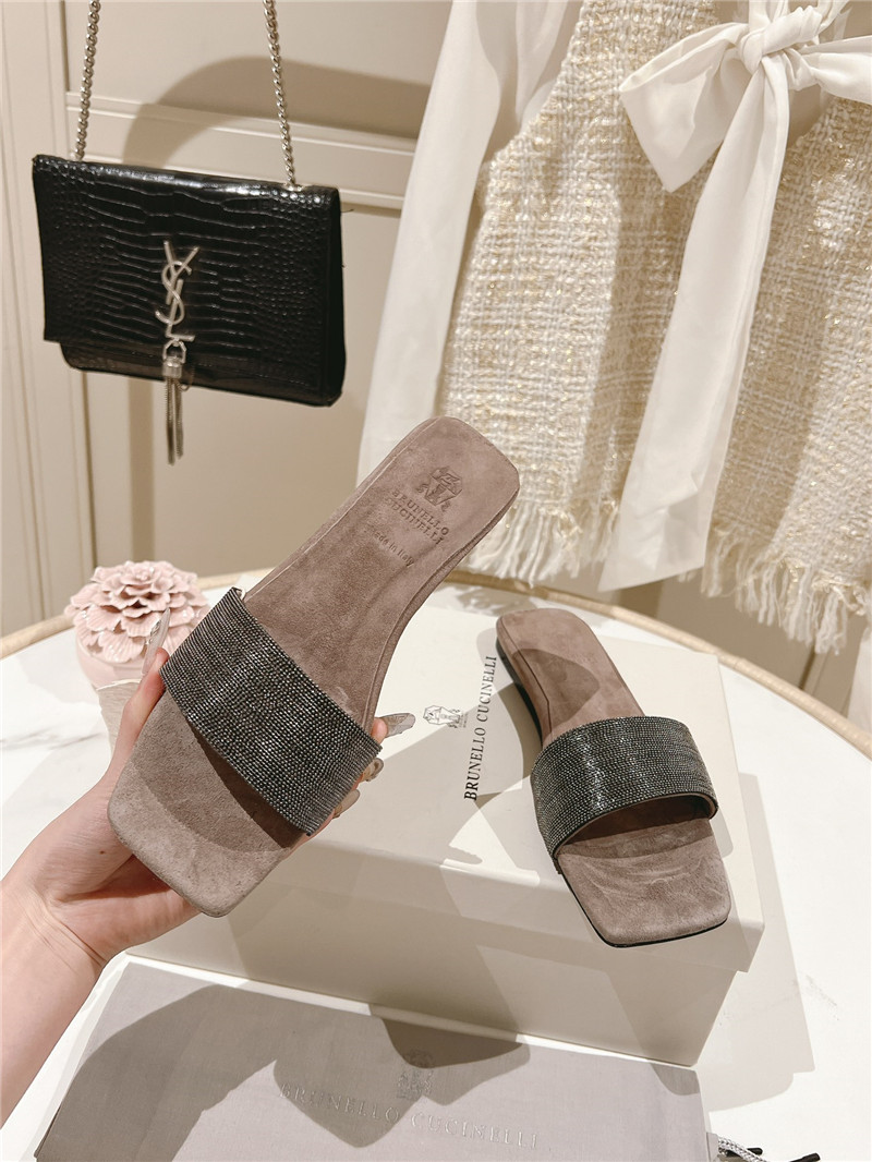 BC hot diamond flat slippers