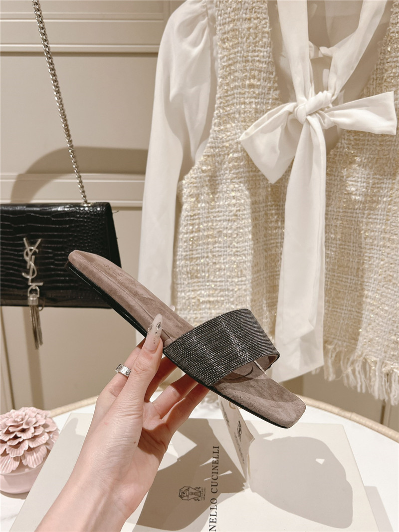 BC hot diamond flat slippers