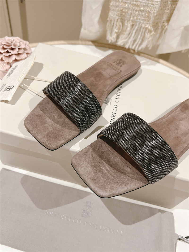 BC hot diamond flat slippers