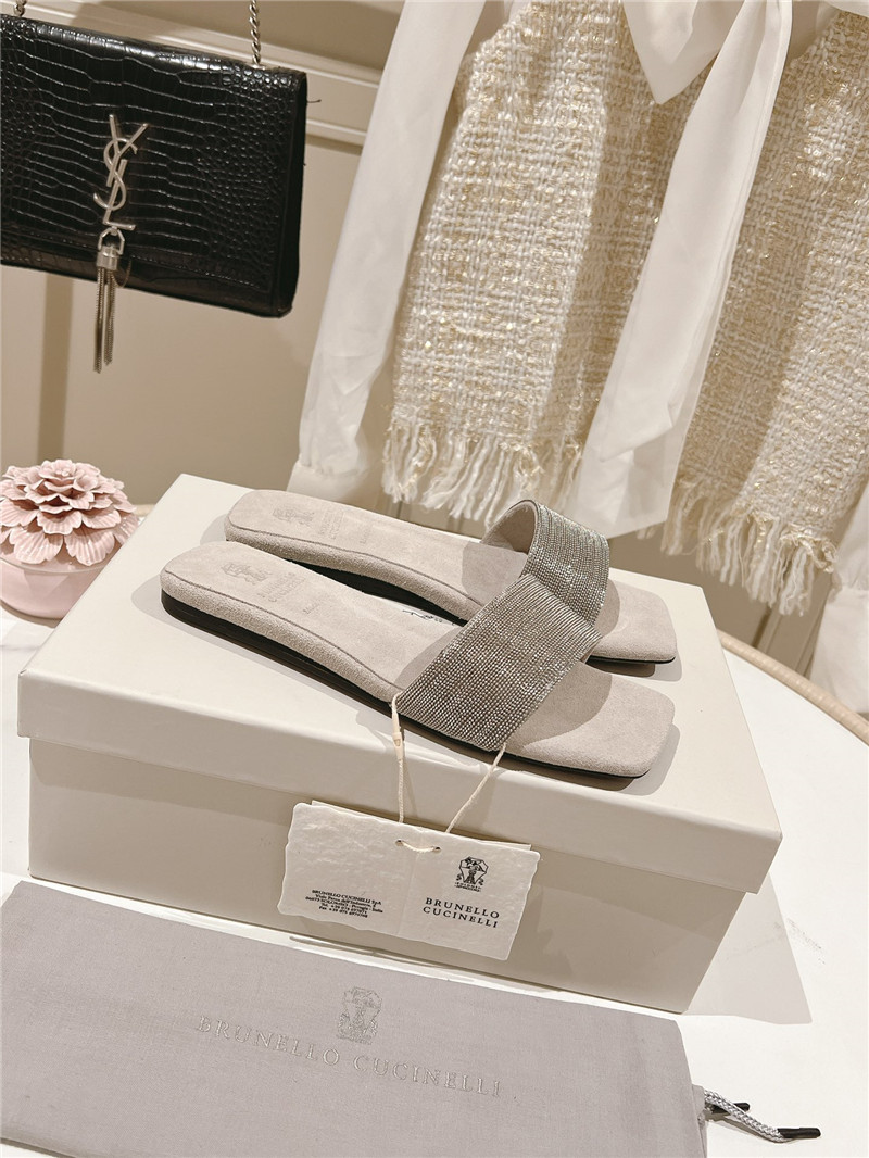 BC hot diamond flat slippers