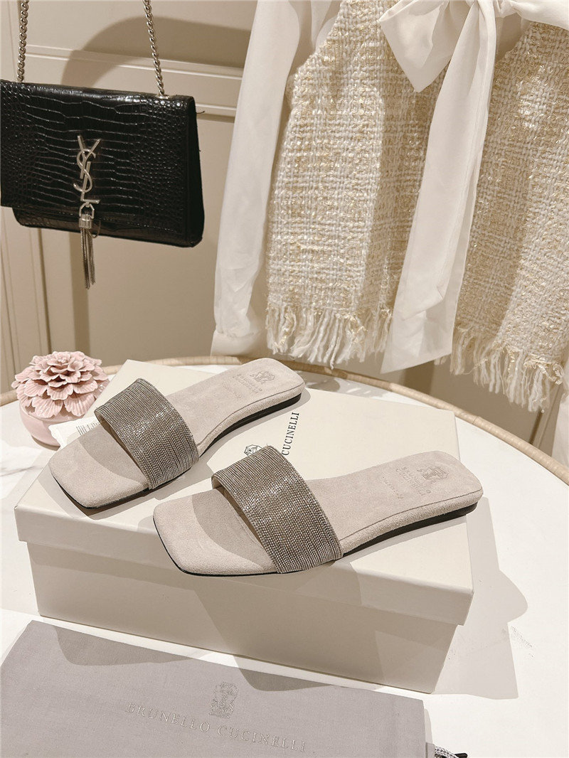 BC hot diamond flat slippers