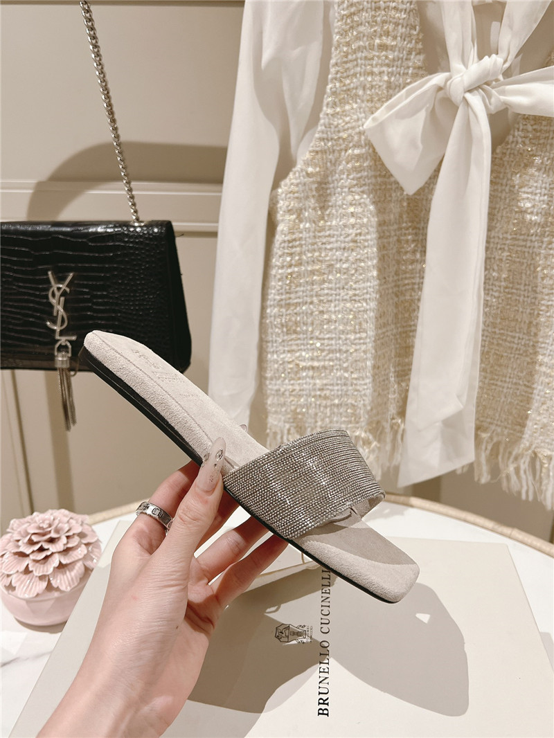 BC hot diamond flat slippers