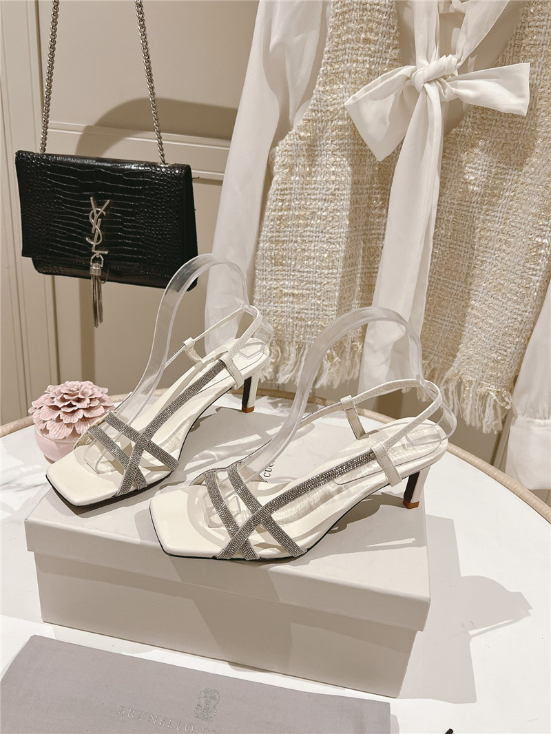 BC steel diamond sandals