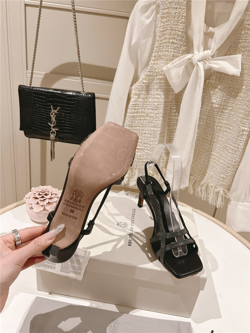 BC steel diamond sandals