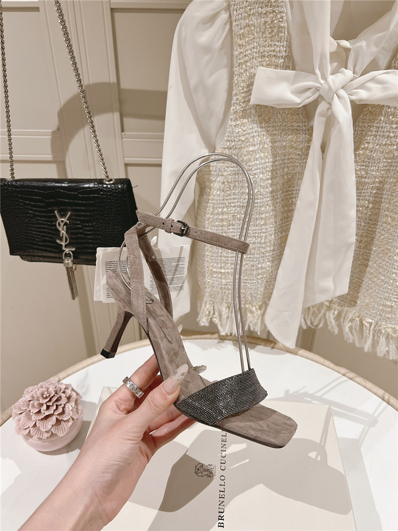 BC steel diamond sandals