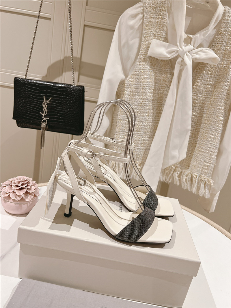 BC steel diamond sandals