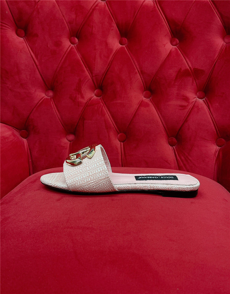 Dolce & Gabbana d&g new flat slippers