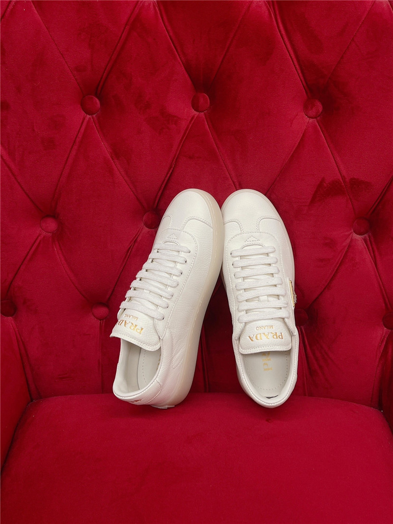 Prada Beige Leather Women¡¯s Sneakers