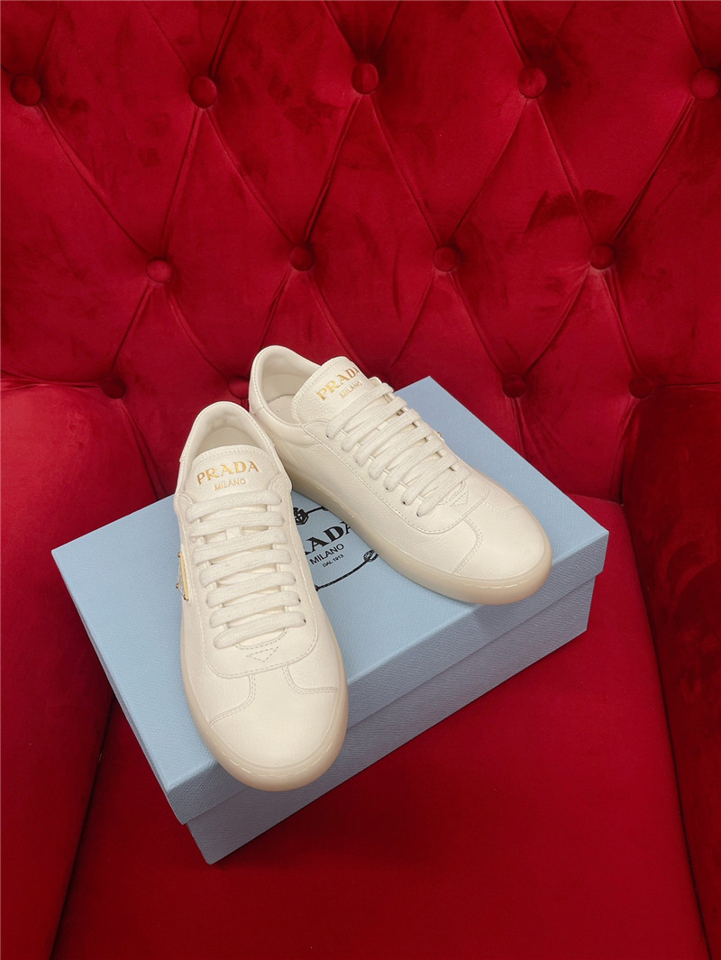 Prada Beige Leather Women¡¯s Sneakers