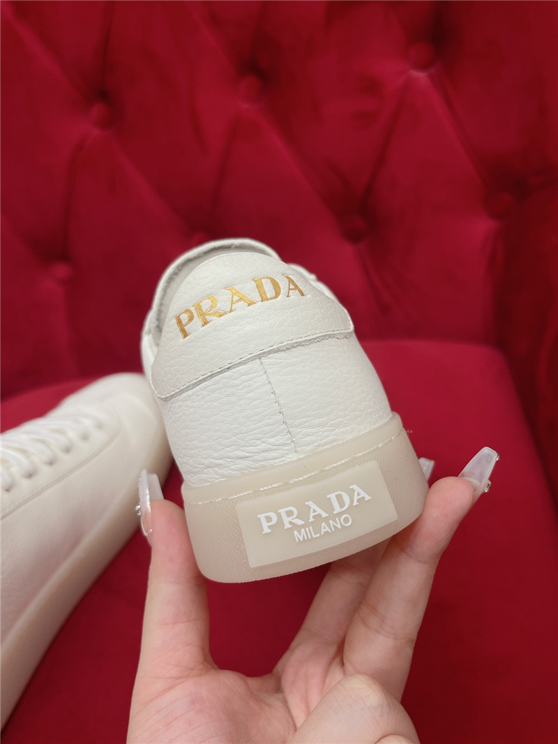 Prada Beige Leather Women¡¯s Sneakers