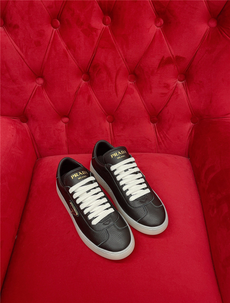 Prada Black Leather Women’s Sneakers