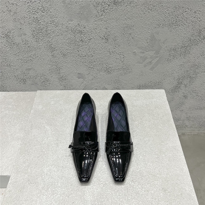 Burberry new fur heel half slippers