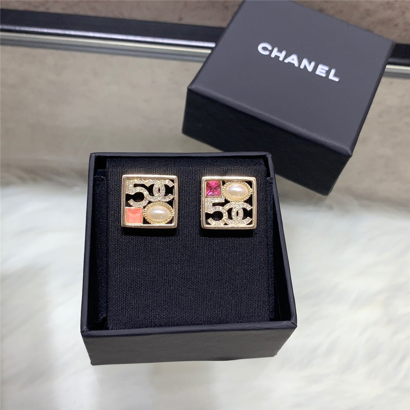 Ch**el square earrings