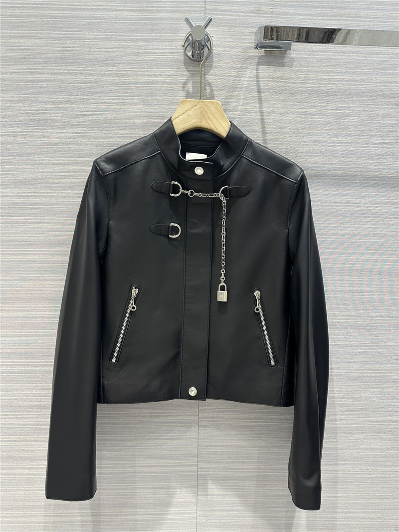 Hermes lambskin jacket