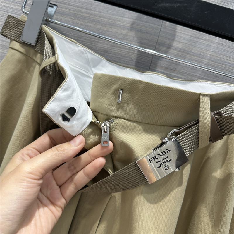 prada versatile minimalist long skirt