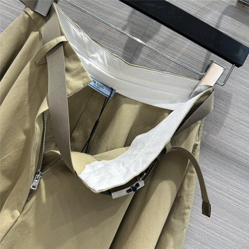 prada versatile minimalist long skirt