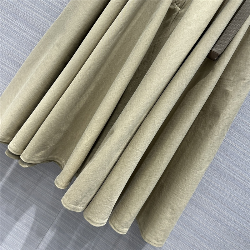 prada versatile minimalist long skirt