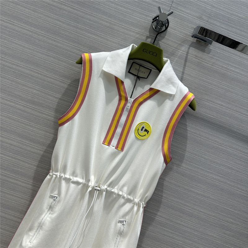 Gucci american preppy retro sports dress