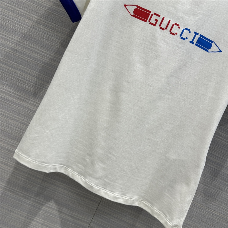 Gvc*1 pencil letter print graphic cotton t-shirt