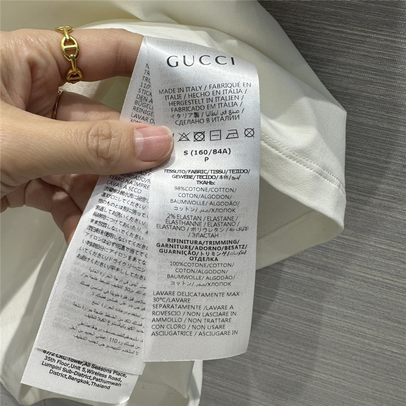 Gvc*1 pencil letter print graphic cotton t-shirt