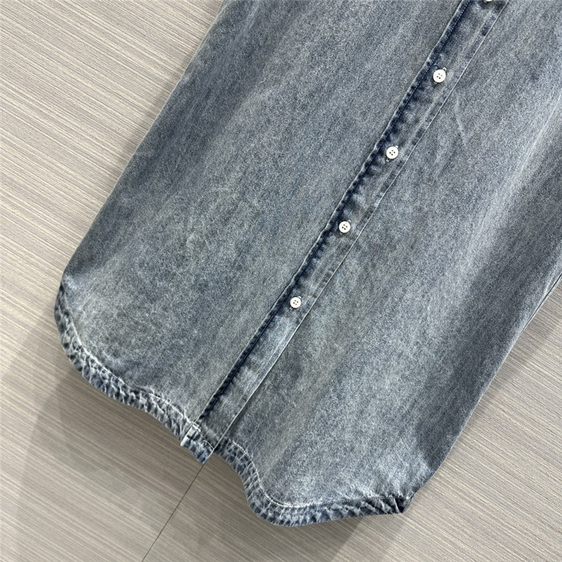 Pra*a premium denim vest shirt