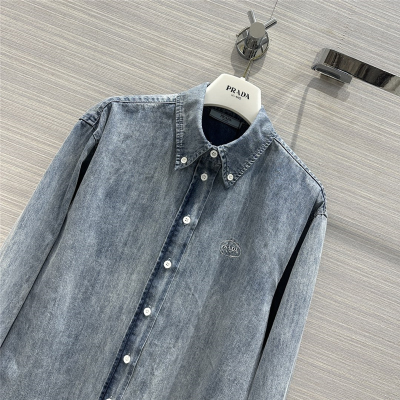 Pra*a premium denim shirt