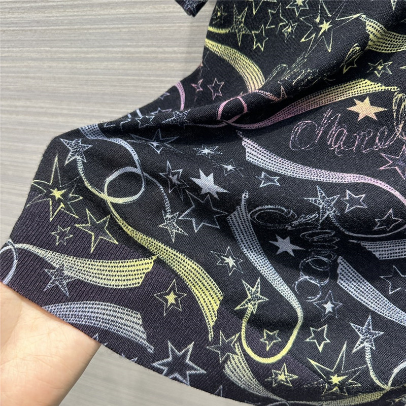 Ch**el painted graffiti print short-sleeved top