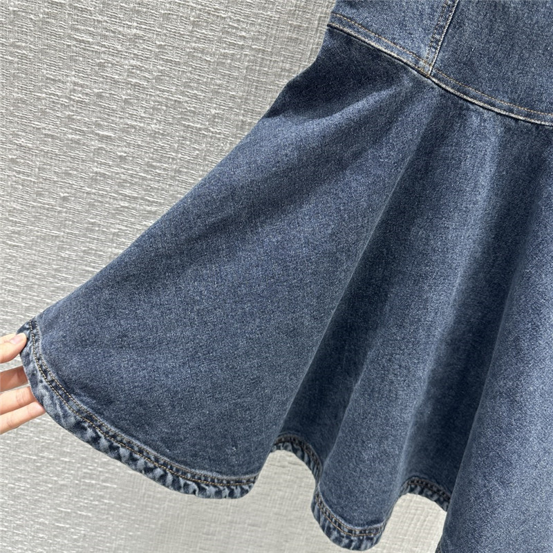 Dolce & Gabbana d&g strapless denim dress