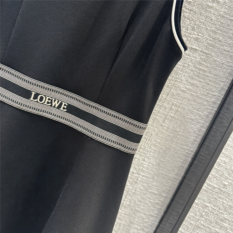 L0ew* contrast collar tank top