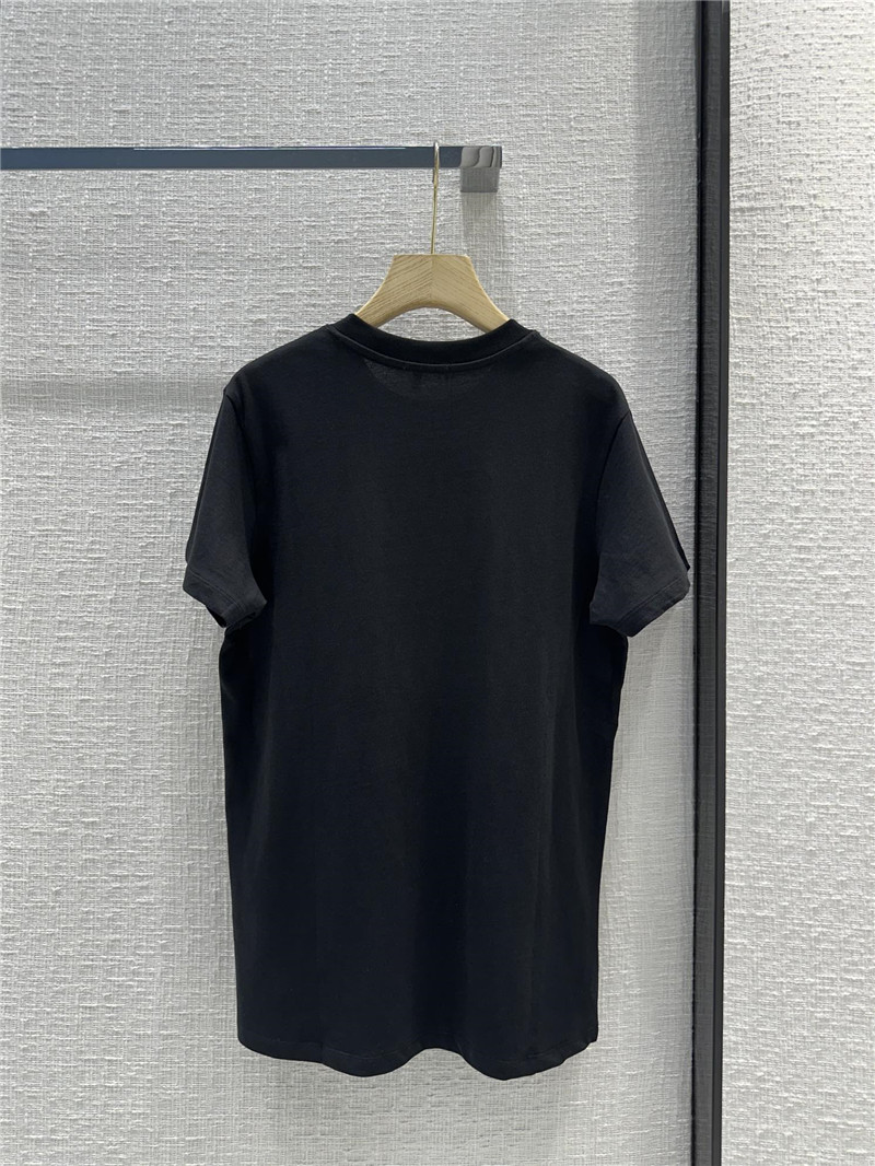 Chloé floral logo embroidered short-sleeved T-shirt