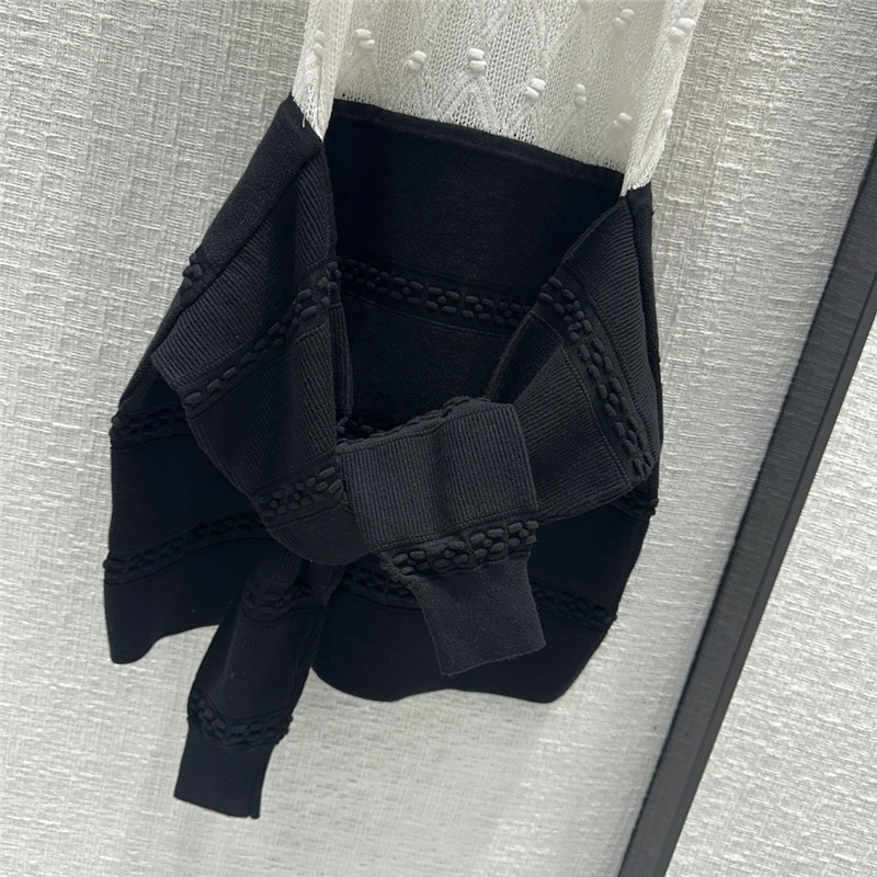 Ch**el drum hollow knitted sundress