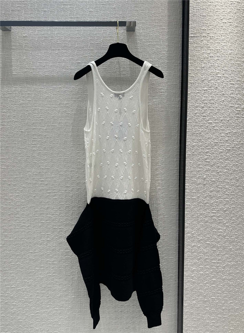 Ch**el drum hollow knitted sundress