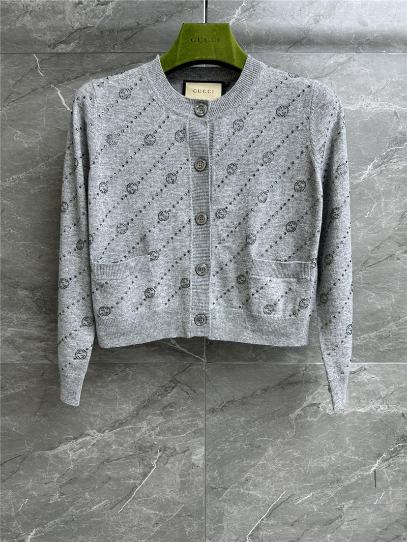 Gucci Hot Diamond Cashmere Cardigan