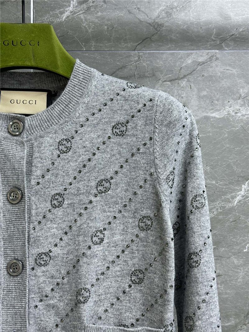 Gucci Hot Diamond Cashmere Cardigan