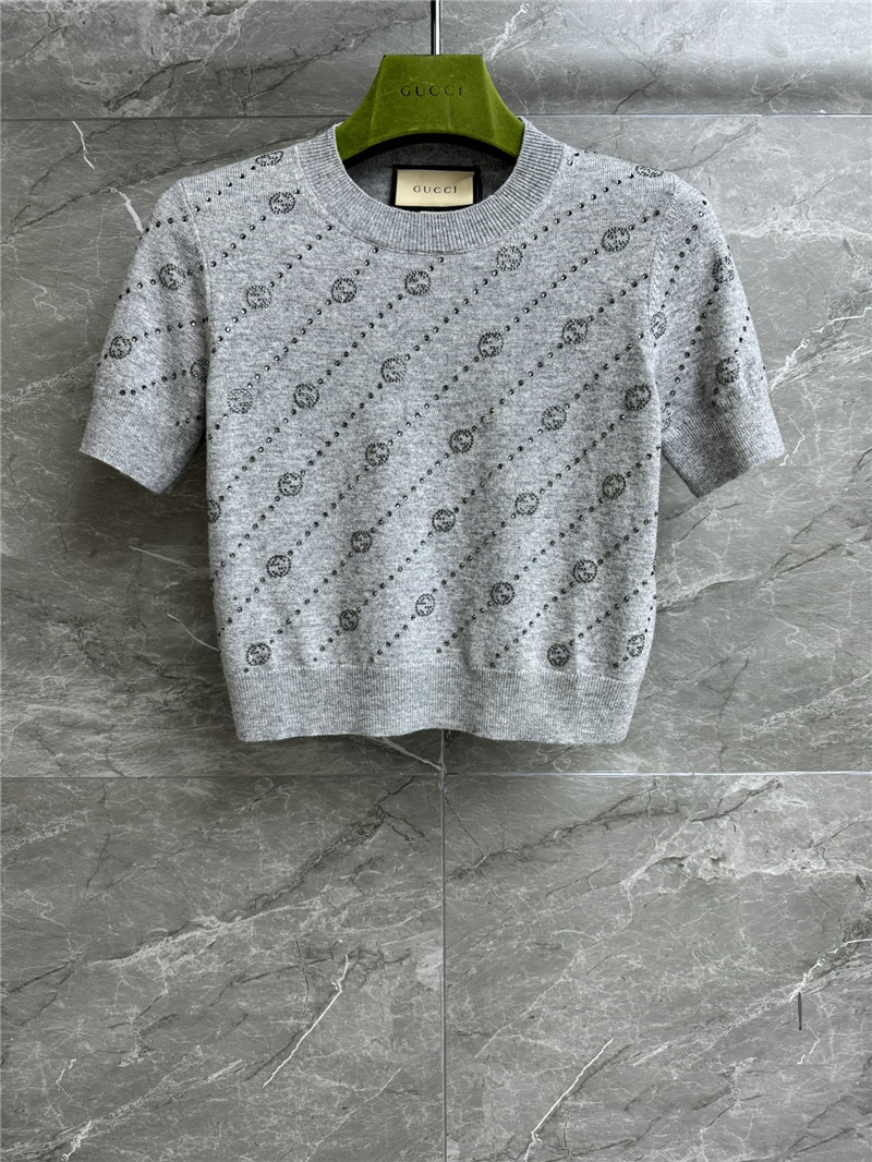 Gucci Hot Diamond Cashmere T-shirt