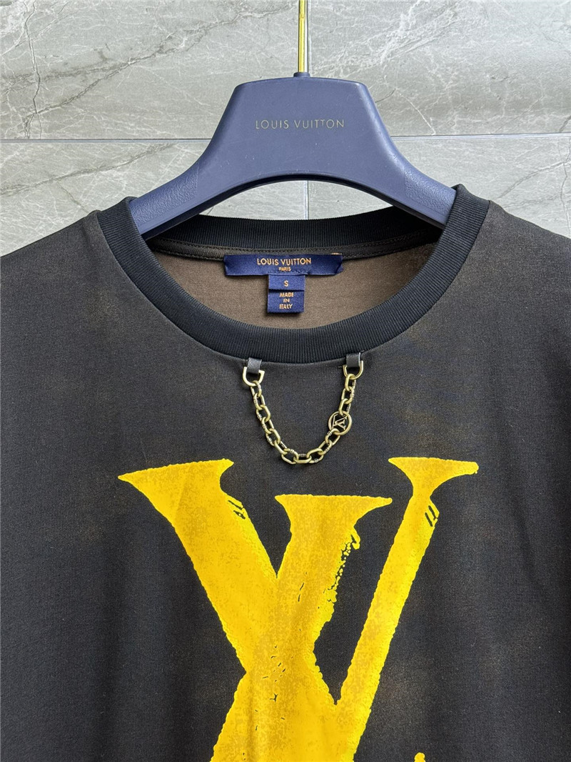 louis vuitton LV tie dye printed logo T-shirt