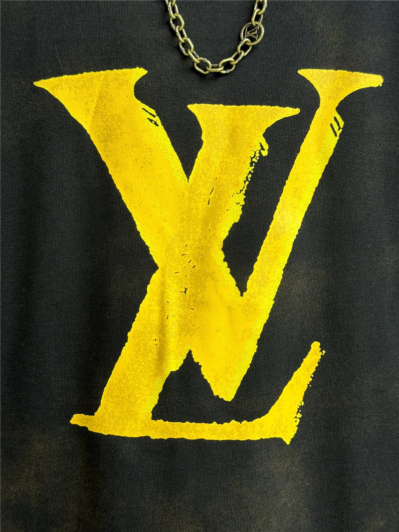louis vuitton LV tie dye printed logo T-shirt