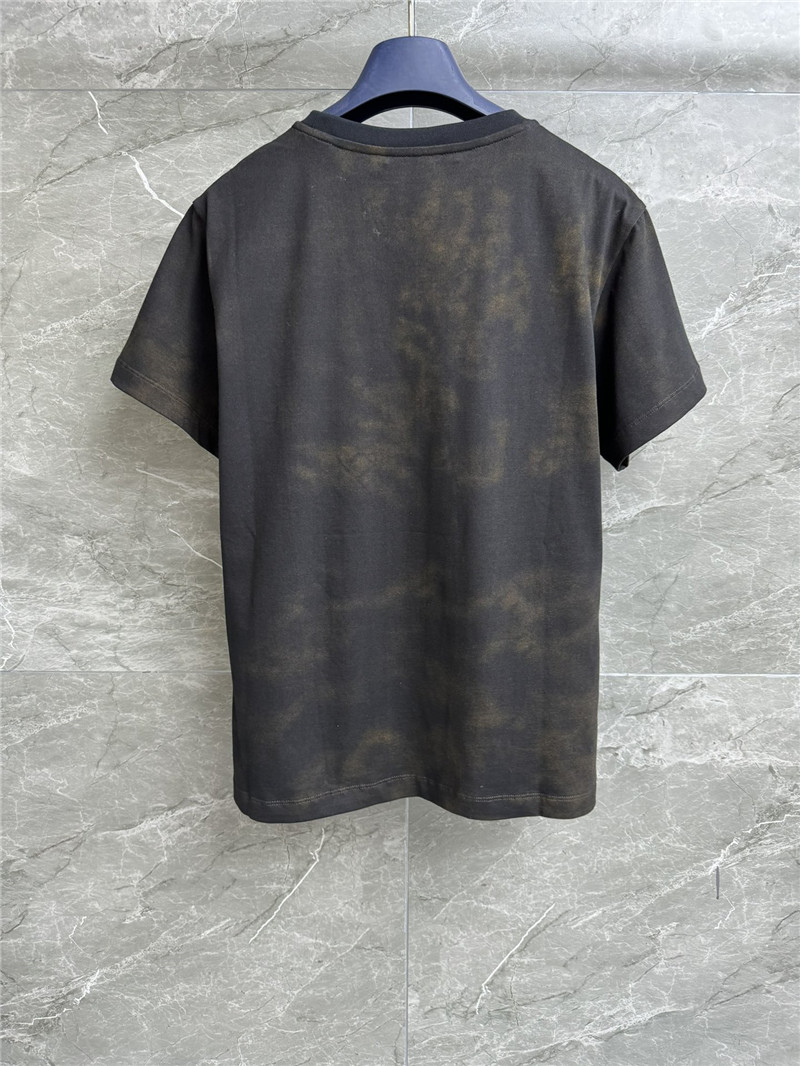 louis vuitton LV tie dye printed logo T-shirt