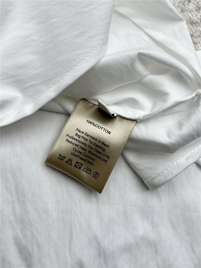 BC V-neck waisted white dress