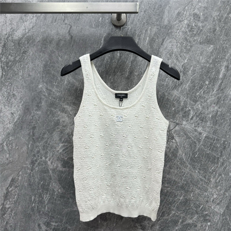 Chanel rhombus three-dimensional vest